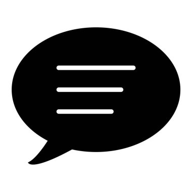 Sohbet balonu Basit resimleme