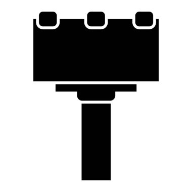 Modern sancak simgesinin vektör illüstrasyonu