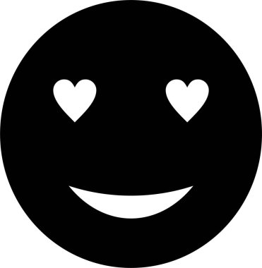 Gülümse. Web simgesi vektör illüstrasyonu