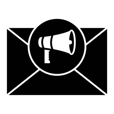 Megafon. Web simgesi basit tasarım