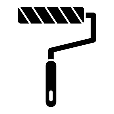 Boya silindiri ikonu. vektör illüstrasyonu