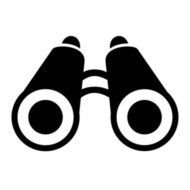 dürbün simgesi. vektör illüstrasyonu