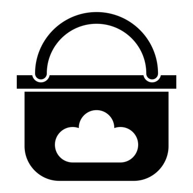 Alışveriş çantası vektör illüstrasyonu