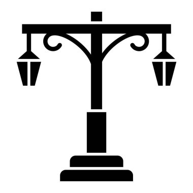 Fener. Web simgesi basit illüstrasyon