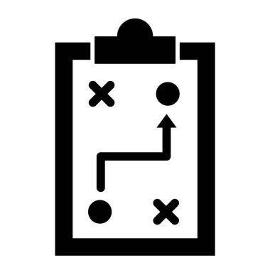 Sağlam bir iş notunun basit simgesi