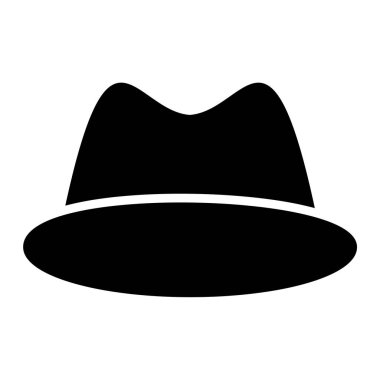 Şapka. Web simgesi vektör illüstrasyonu