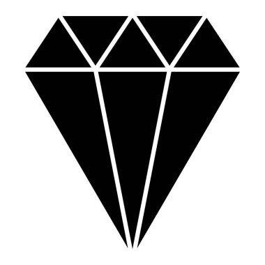 Elmas simgesi vektör illüstrasyonu