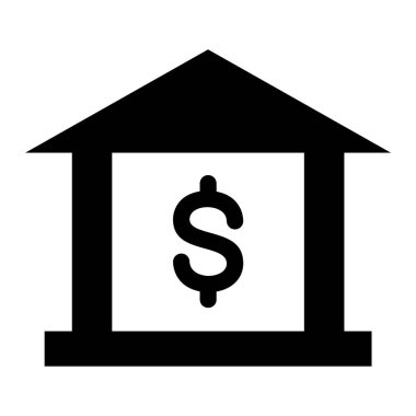 Dolar işareti simgesi, vektör çizimi