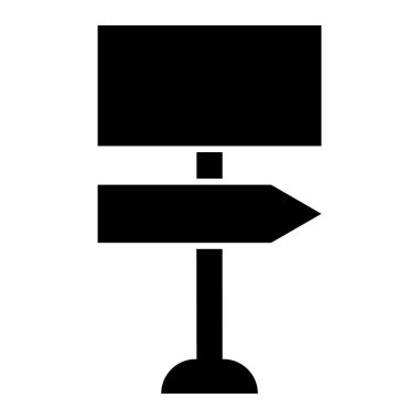 Yol. Web simgesi vektör illüstrasyonu