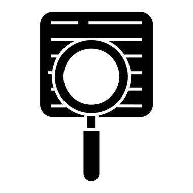 Arama simgesi vektör illüstrasyonu