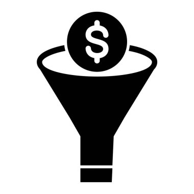 Simge vektör çizim huni