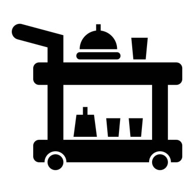 Teslimat. Web simgesi basit illüstrasyon