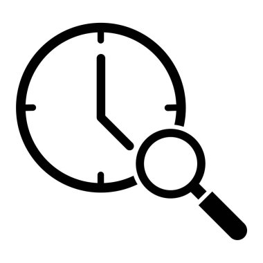 Zaman yönetimi simgesi vektör illüstrasyonu