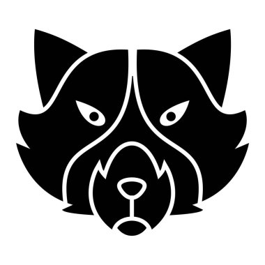 Köpek. Web simgesi basit illüstrasyon