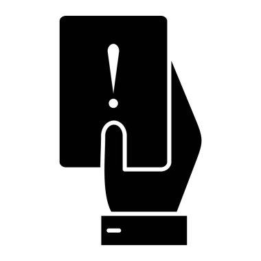 Alarm verin. Web simgesi basit tasarım