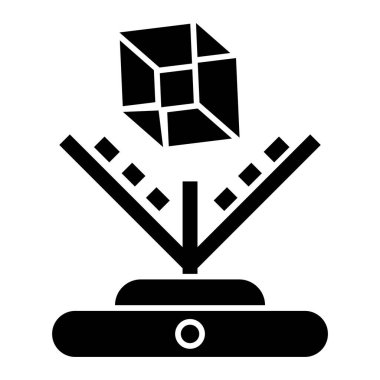 Kutu. Web simgesi basit illüstrasyon