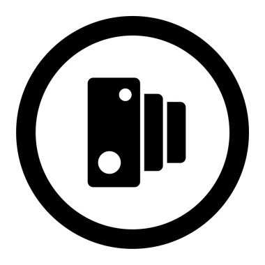 Yol simgesi, vektör illüstrasyonu