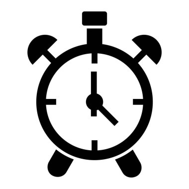 Saat. Web simgesi basit illüstrasyon