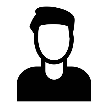 avatar. Web simgesi basit tasarım