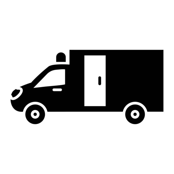 Emergency Car Web Icon Simple Illustration — Vetor de Stock