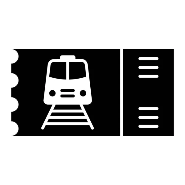 Tren Icono Vector Ilustración — Vector de stock