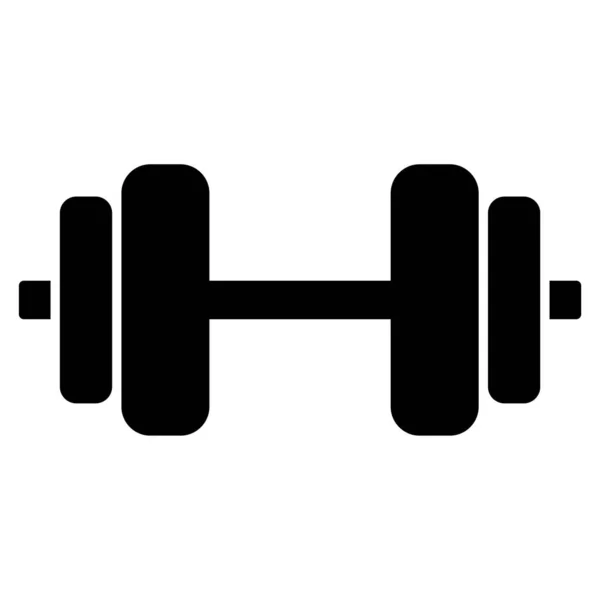 Dumbbell Icon Simple Illustration Barbell Vector Icons Web — Stock Vector