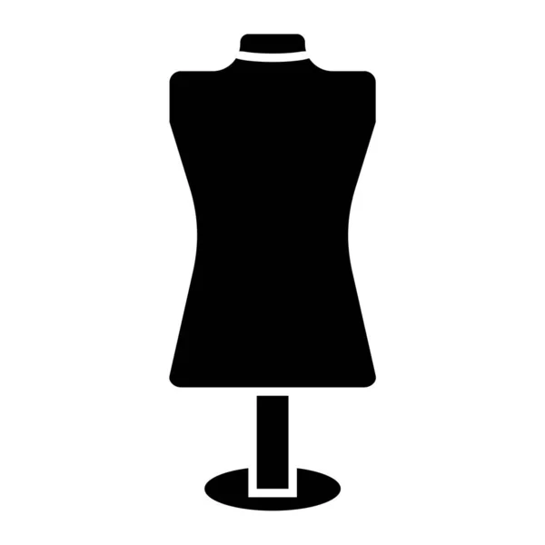 Mannequin Icon Flat Design — Stock Vector