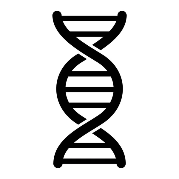 Illustrazione Vettoriale Icona Del Dna — Vettoriale Stock