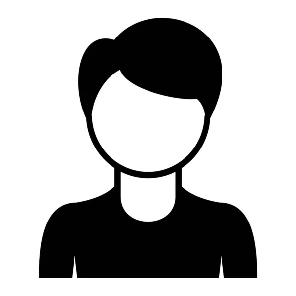 Profil Homme Illustration Vectorielle Icône Avatar — Image vectorielle