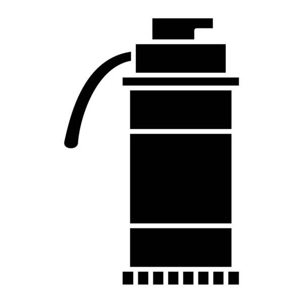 Water Tank Icon Outline Illustration Gas Pipe Vector Icons Web — Stockvector