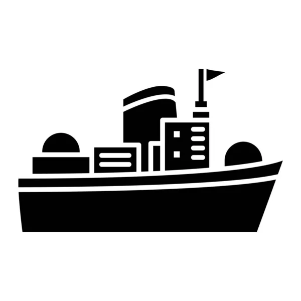 Ship Icon Vector Illustration — Stock Vector