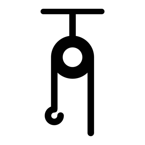 Hook Jednoduchá Ilustrace Webové Ikony — Stockový vektor