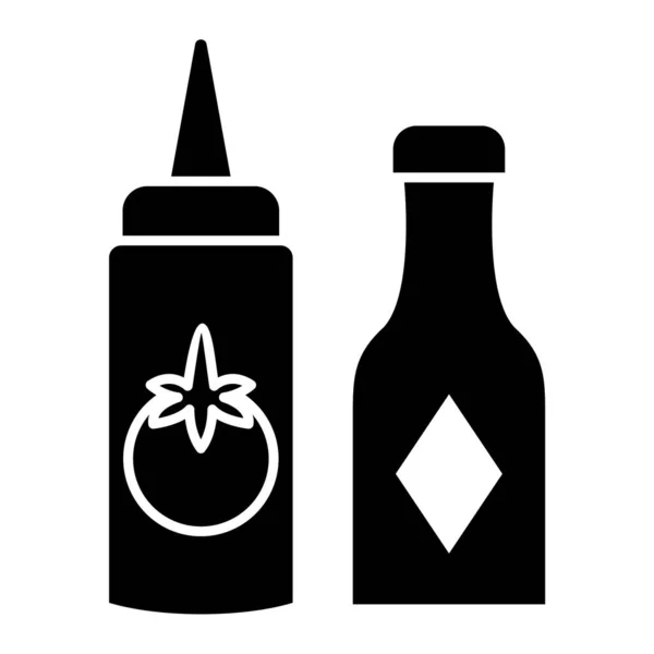 Flaschensymbol Vektorillustration — Stockvektor