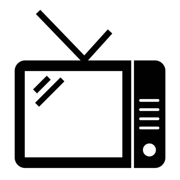 Fernsehen Web Symbol Einfache Illustration — Stockvektor