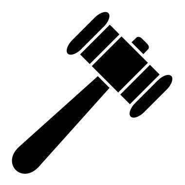 Çekiç. Web simgesi basit illüstrasyon