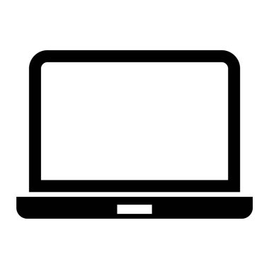 Bilgisayar. Web simgesi basit tasarım