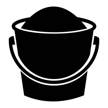 Kova. Web simgesi basit illüstrasyon