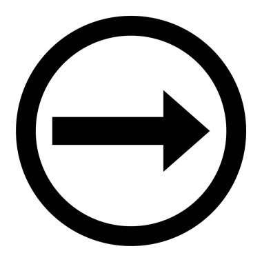 Web ve mobil uygulama tasarımınız için beyaz arkaplanda izole edilmiş ok simgesi vektörü, aşağı logo kavramı