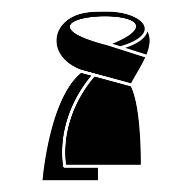 Eşarp modern simgesinin vektör çizimi