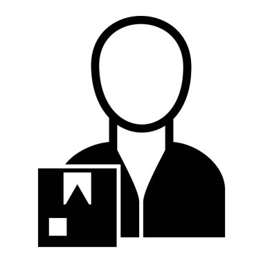 iş adamı simgesi vektör illüstrasyonu