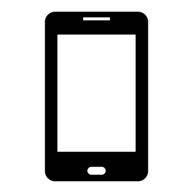 Akıllı telefon. Web simgesi basit tasarım vektör çizimi