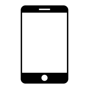 Akıllı telefon. Web simgesi basit tasarım