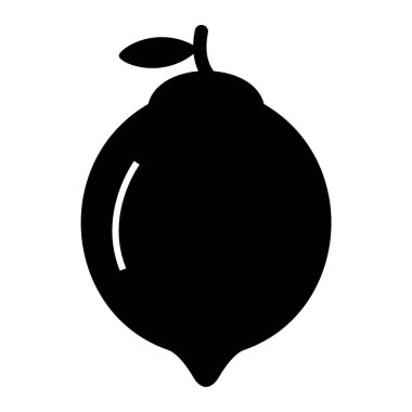 Taze meyve ikonu. vektör illüstrasyonu