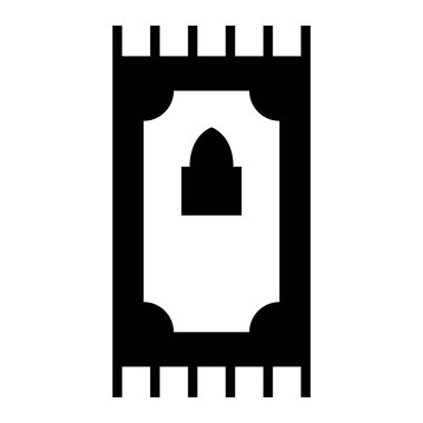 Modern siyah simgenin vektör illüstrasyonu