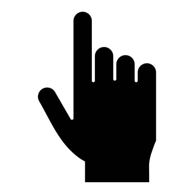 El hareketi ikonu. vektör illüstrasyonu