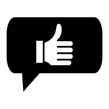 Moda biçimi izole edilmiş arkaplanda geribildirim simgesi