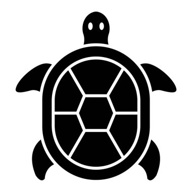 deniz kaplumbağası simge vektörü