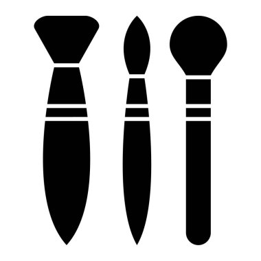 Fırçaların vektör illüstrasyonu