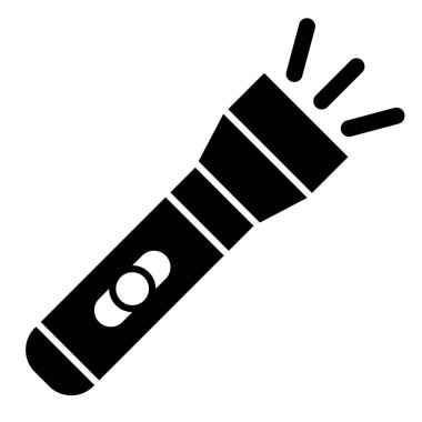 el feneri. Web simgesi basit illüstrasyon