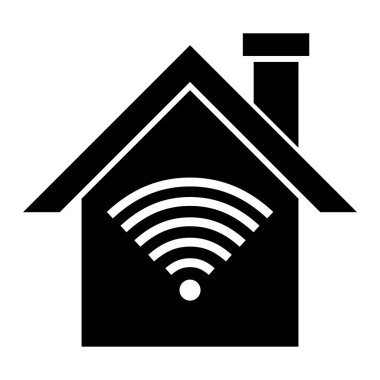 Ana Sayfa Wifi Icon Vektör Çizimi